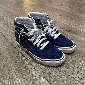 blue high top vans